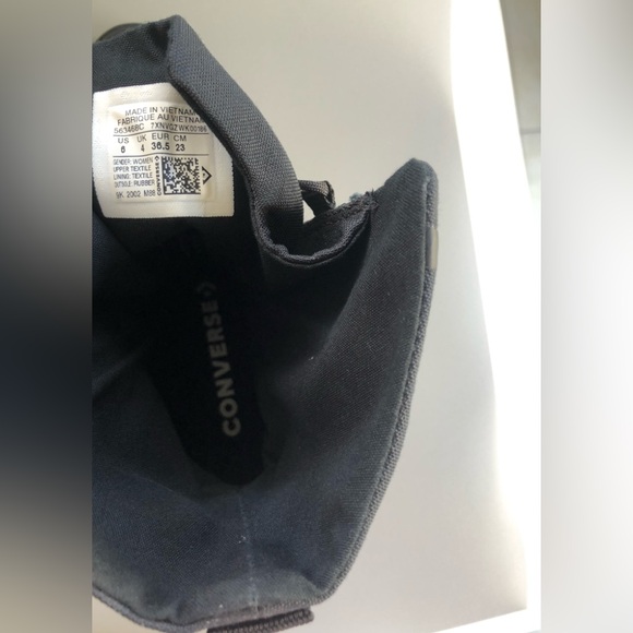 Converse Women’s GR82 Boots De Luxe Extra-High 'Black' Size: US 6 EUR 36.5 - Picture 10 of 12